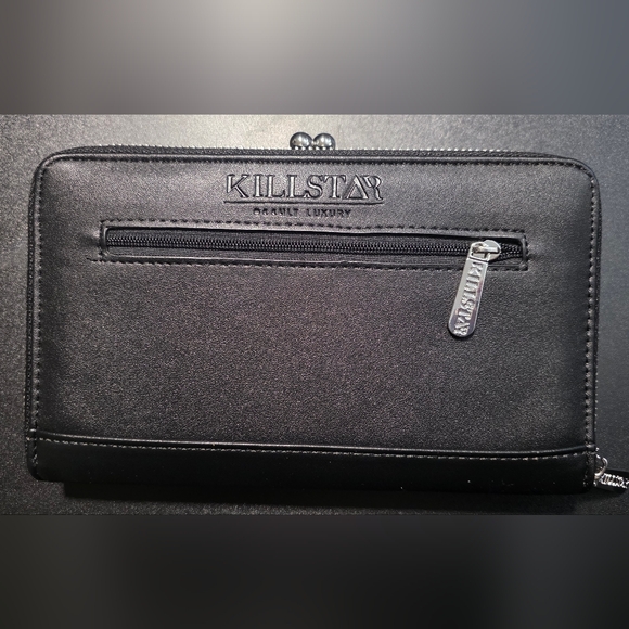 Killstar Black Zippered Wallet - Picture 2 of 8